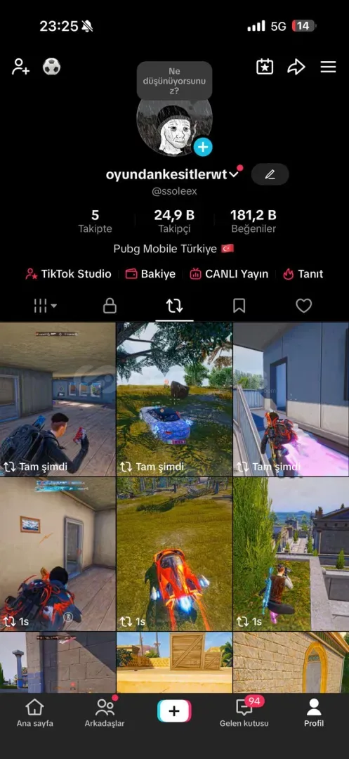 ✅25K FULL AKTİF KEŞFET AÇIK TİKTOK HESABI ✅